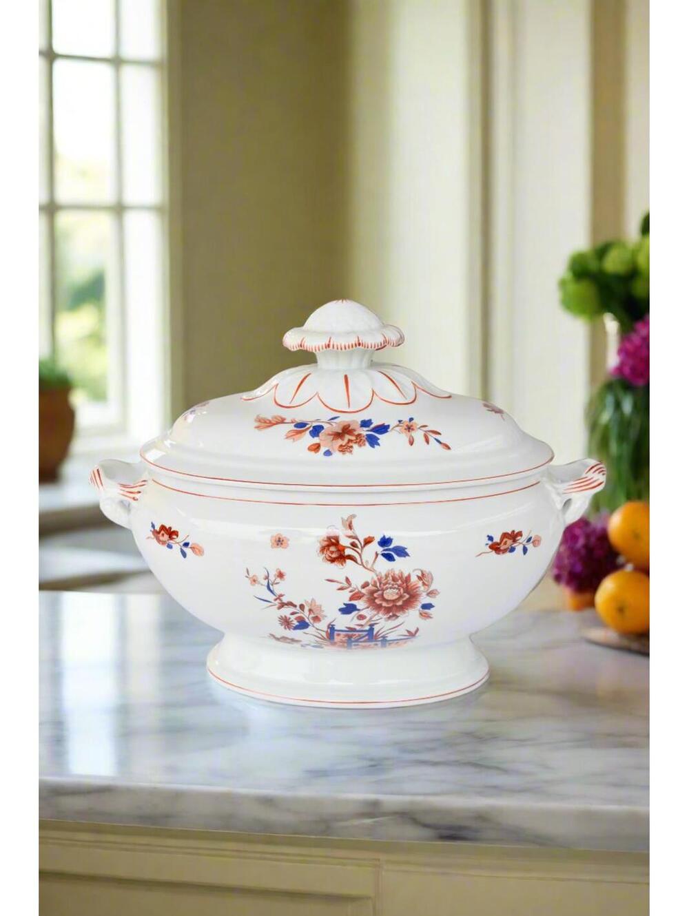 Mottahedeh Vista Alegre "Amor'e Peony" Tureen